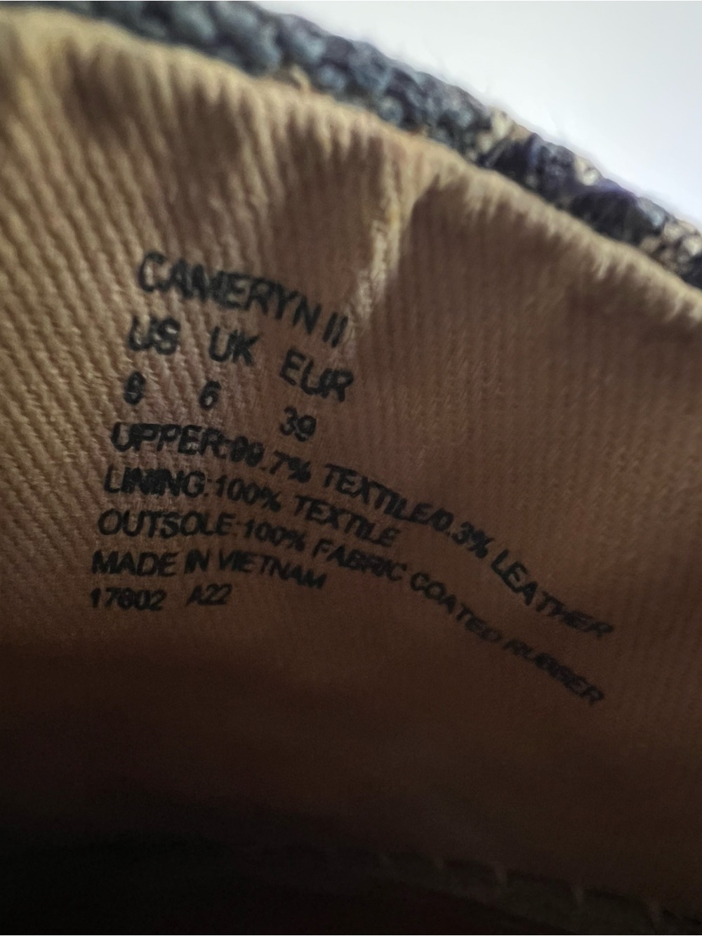 Ralph Lauren LRL Cameryn II Monogram Jacquard Espadrille, Blue/Tan, size 8 - Picture 12 of 13